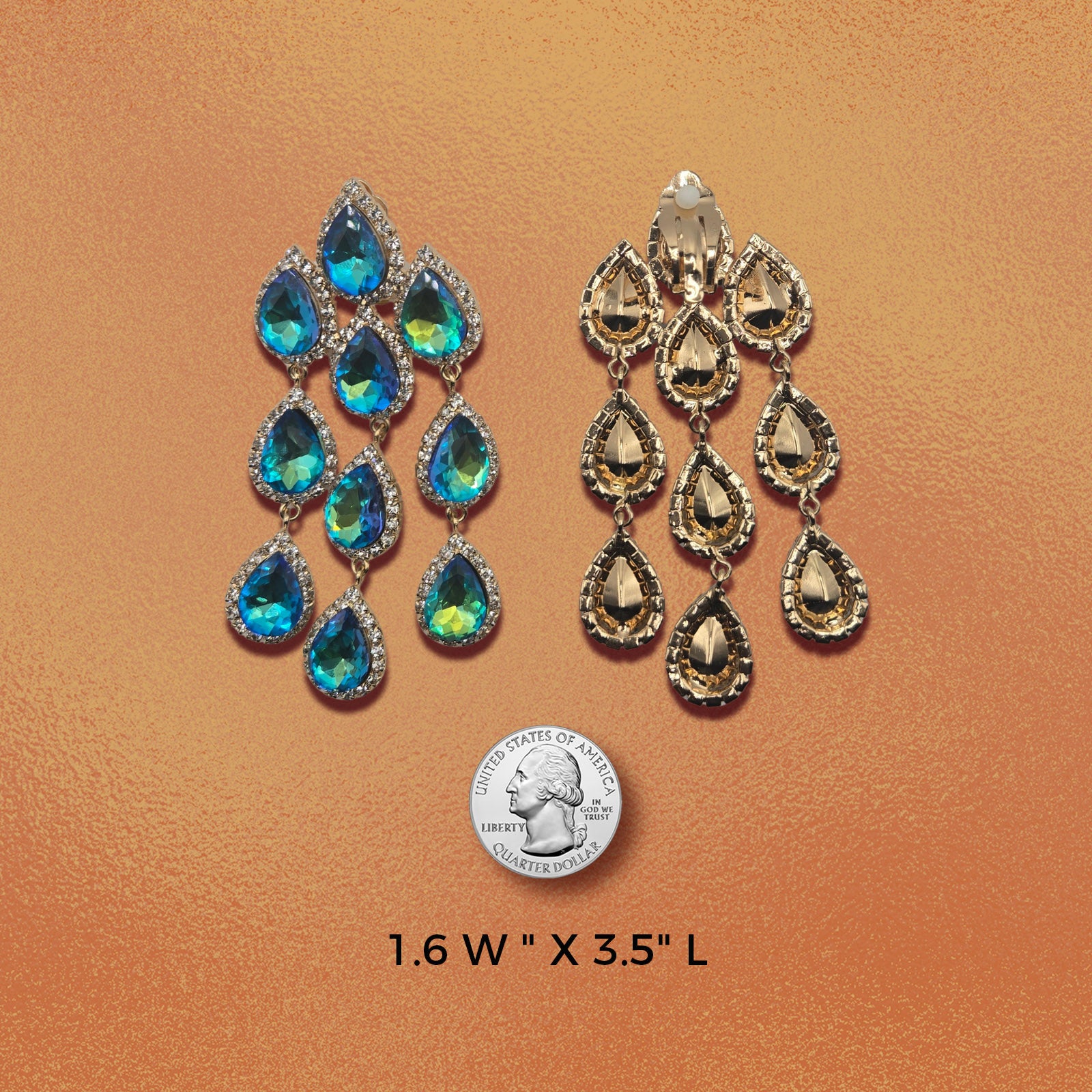 Teal Teardrop